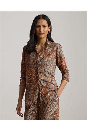 Kristy-Long Sleeve-Button Front Shirt LAUREN RALPH LAUREN | Camicia | 200P02000001